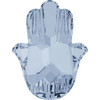 Swarovski 4778 18mm Fatima Hand Fancy Stones Crystal Blue Shade