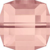 Swarovski 5601 8mm Cube Beads Blush Rose