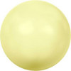 Swarovski 5817 6mm Half-Dome Pearls Pastel Yellow Pearl