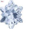 Swarovski 6748 28mm Edelweiss Pendants Crystal Blue Shade