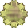Swarovski 2612 10mm Jelly Fish Flatback Crystal Luminous Green Hot Fix (48 pieces )
