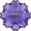 Swarovski 2612 10mm Tanzanite Jelly Fish Flatback . Tanzanite is a stunning purple color and is a blue purple tone that mixes well with violet and Provence Lavender.  . Swarovski Crystal is the finest quality precision-cut crystal in the world. Fashionable and sophisticated styles are infused with rich colors and lavish coatings. SWAROVSKI ELEMENTS are essential in creating captivating jewelry designs of exceptional radiance and quality.