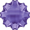 Swarovski 2612 10mm Tanzanite Hot Fix Jelly Fish Flatback . Tanzanite is a stunning purple color and is a blue purple tone that mixes well with violet and Provence Lavender.  . Swarovski Crystal is the finest quality precision-cut crystal in the world. Fashionable and sophisticated styles are infused with rich colors and lavish coatings. SWAROVSKI ELEMENTS are essential in creating captivating jewelry designs of exceptional radiance and quality.
