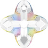 Swarovski 6868 24mm Crystal  Crystal AB Cross Tribe Pendants