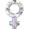 Swarovski 4876 18mm Crystal AB Female Symbol Fancy Stones