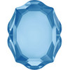 Swarovski style # 4142 Baroque Mirror Fancy Stone Denim Blue