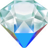Swarovski style # 4928 Tilted Chaton Fancy Stones Crystal Bermuda Bluez