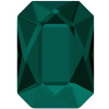 Swarovski 2602 8mm Emerald Cut Flatback Emerald