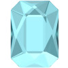 Swarovski 2602 14mm Emerald Cut Flatback Aquamarine