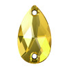 Swarovski 3230 18mm Pear Sew On Stones Light Topaz