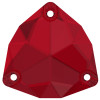 Swarovski 3272 16mm Trilliant Sew On Stones Scarlet