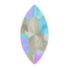 Swarovski 4228 10mm Xilion Navette Fancy Stones Black Diamond Shimmer