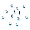 Buy Swarovski 5820 4mm Rhinestone Rondelles Silver Jet  (12 pieces)