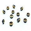 Buy Swarovski 5820 5mm Rhinestone Rondelles Gold Light Sapphire   (12 pieces)