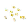 Buy Swarovski 5920 4mm Squaredelles Gold Crystal AB   (12 pieces)
