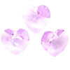 Buy Swarovski 6228 10mm Xilion Heart Pendants Violet (18 pieces)