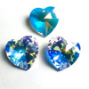 Buy Swarovski 6228 18mm Xilion Heart Pendants Crystal AB  (3 pieces)