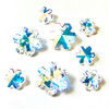 Buy Swarovski 6704 20mm Snowflake Pendant Crystal AB (3  pieces)