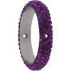 Swarovski 85001 18.5mm BeCharmed Pave Thread Ring Amethyst (6 pieces ). The Swarovski BeCharmed Pave Thread Ring expresses exquisite elegance, perfection and grandeur. Amethyst is the February birthstone color and is a medium to dark reddish purple tone and blends nicely with Lilac and Light Amethyst. Swarovski Crystal is essential in creating captivating jewelry designs of exceptional radiance and quality.