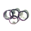 Buy Swarovski 85001 18.5mm BeCharmed Pave Thread Ring 2 hole Amethyst (1 piece)
