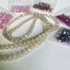 Buy Swarovski 5000 8mm Round Beads Light Grey Opal  (12 pieces)
