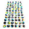 Buy Swarovski 5000 9mm Round Beads Jet AB  (12 pieces)