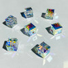 Buy Swarovski 5601 10mm Cube Beads Crystal AB   (3 pieces)