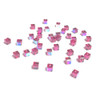 Buy Swarovski 5601 4mm Cube Beads Fuchsia AB   (36 pieces)