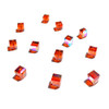 Buy Swarovski 5601 6mm Cube Beads Indian Red AB  (18 pieces)