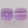 Swarovski 5601 6mm Cube Beads Violet