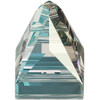 Swarovski 3296 10mm Square Spike Sew On Stones Black Diamond Shimmer (36 pieces)