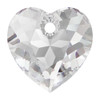 Swarovski 6432 8mm Heart Cut Pendants Crystal