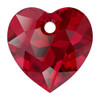 Swarovski 6432 8mm Heart Cut Pendants Siam