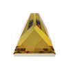 Swarovski 2419 4mm Square Spike Flatbacks Light Topaz Shimmer Hot Fix