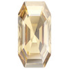 Swarovski 4595 8mm Elongated Imperial Fancy Stones Crystal Golden Shadow