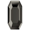 Swarovski 4595 8mm Elongated Imperial Fancy Stones Jet Hematite