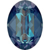 Swarovski 4120 14mm Oval Fancy Stones Crystal Royal Blue Delite