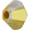 Swarovski 5328 3mm Xilion Bicone Beads Yellow Opal Shimmer