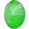 Swarovski 2088 20ss Xirius Flatback Crystal Electric Green DeLite
