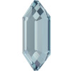 Swarovski 2776 11mm Elongated Hexagon Flatback Aquamarine