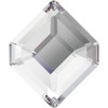 Swarovski 2777 10mm Concise Hexagon Flatback  Crystal