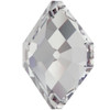 Swarovski 2777 10mm Concise Hexagon Flatback  Crystal