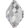 Swarovski 2777 6.7mm Concise Hexagon Flatback  Crystal