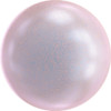 Swarovski 5818 10mm Half-Drilled Pearls Iridescent Dreamy Rose
