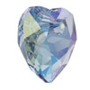 Swarovski 6432 14.5mm Heart Cut Pendants Aquamarine Shimmer