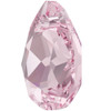 Swarovski 6433 8mm Pear Cut Pendants Light Rose