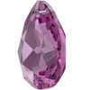 Swarovski 6433 11.5mm Pear Cut Pendants Amethyst