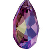 Swarovski 6433 11.5mm Pear Cut Pendants Amethyst Shimmer