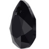 Swarovski 6433 11.5mm Pear Cut Pendants Jet