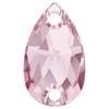 Swarovski 3230 12mm Pear Sew On Light Rose